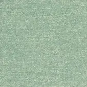 Sage green woven fabric with cream warp threads, dense textured weave, matte finish; labeled “bross > fabric (c) fabthirty plus > col. 50”.